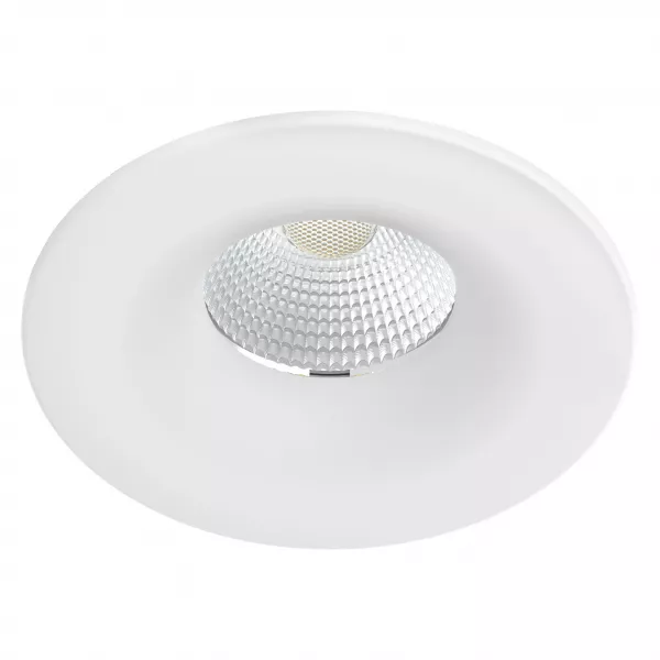 ARIES-Enc. rond, fixe, IP65 IK07, blanc, LED 6W 50� 550lm 2700/3000/4000K (CCT) (51406)