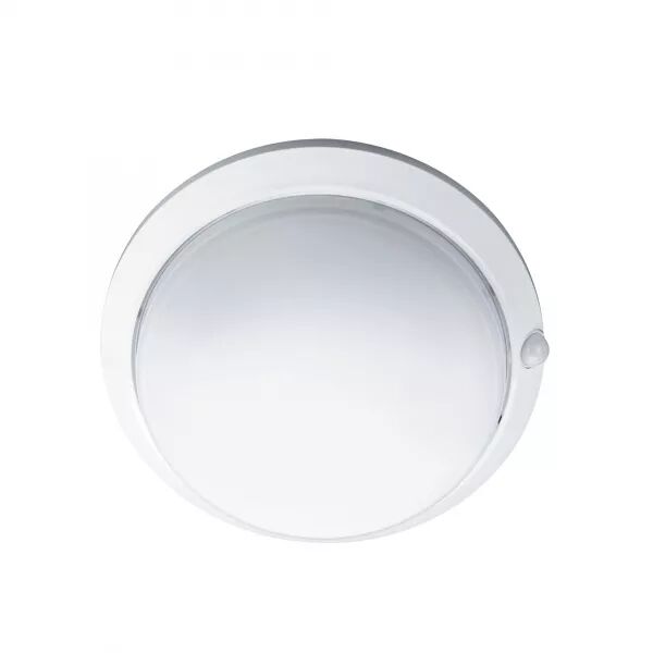 ARMILLA - HUBLOT EXT. IP44 IK10, BLANC, E27 60W MAX., LPE NON INCL., A/SENSOR IR