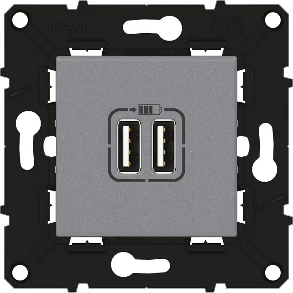 arnould-espace evol chargeur dock 2.4a 12 w mg (51145)