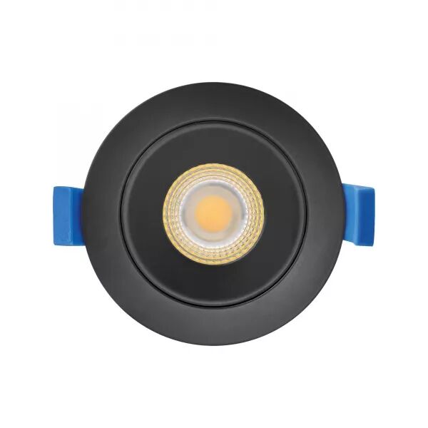ASPEN TILT - ENCASTR� ROND, BASCULANT, NOIR, LED 5,5W 30� 430LM 3000/4000K (CCT)