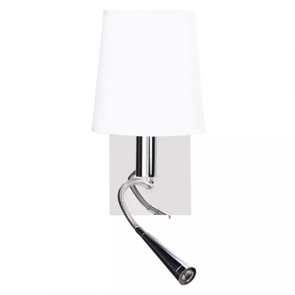 ASSET, blanc, E14, applique 40W maxi (ASS40WB)