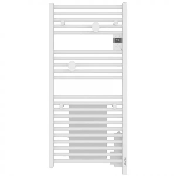 Atlantic - Radiateur s�che-serviettes connect� Doris digital 1000W blanc carat (850480)