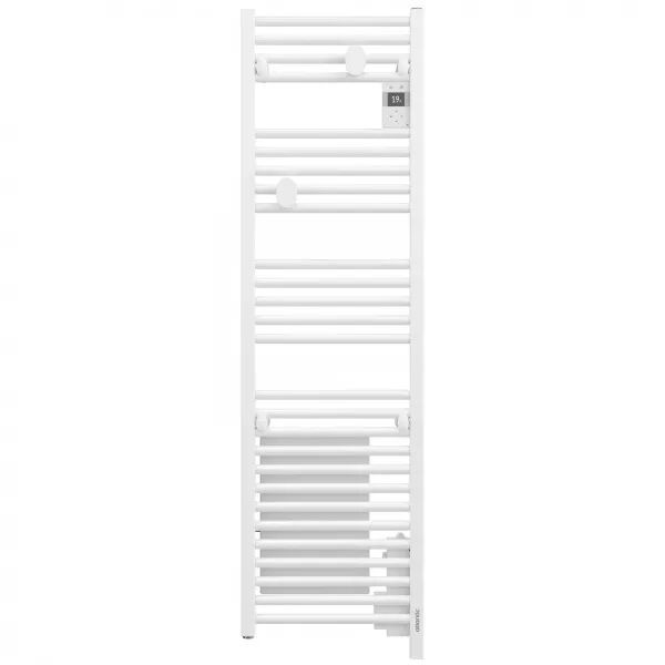 Atlantic - Radiateur s�che-serviettes connect� Doris digital �troit 1300W blanc brillant (851264)