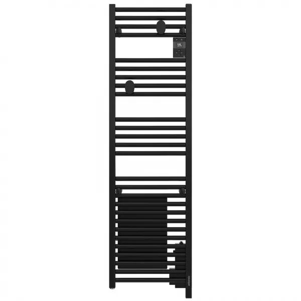 Atlantic - Radiateur s�che-serviettes connect� Doris digital �troit 300W noir (851293)