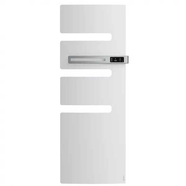 Atlantic - Radiateur s�che-serviettes connect� Serenis m�t droite 1750W Blanc Carat (850513)