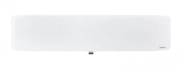 Atlantic - Radiateur verre connect� Verali plinthe 1500W blanc brillant (507658)