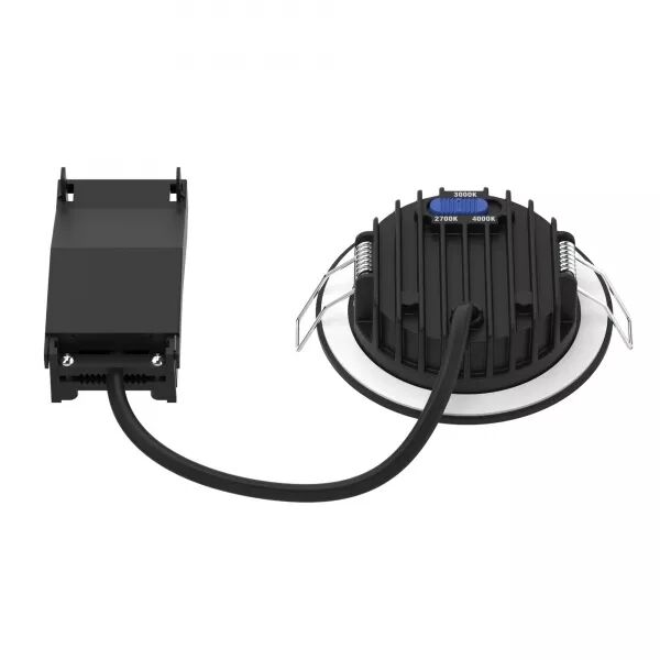 ATLAS - ENCASTR� IP65 RECOUVRABLE, FIXE, 5W 50� 605LM 2700/3000/4000 (CCT) NOIR