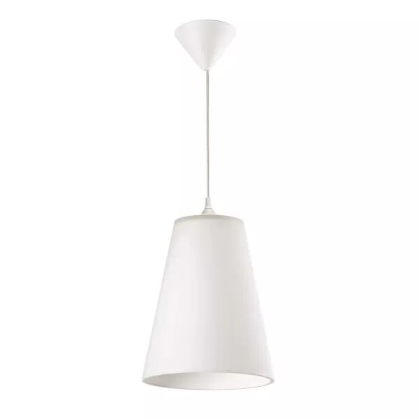 ATON 150- Suspension E27 60W max, �150mm, verre opale, pat�re/c�ble blanc, s/lpe (4190)