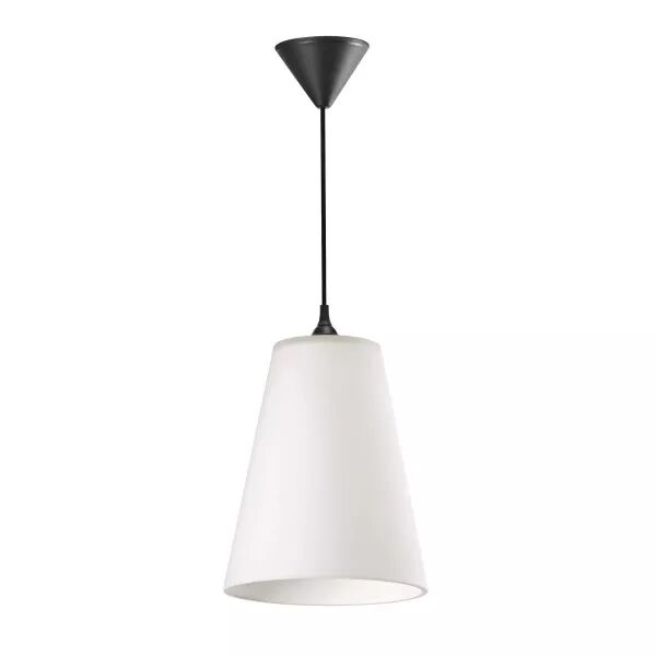 ATON 220- Suspension E27 60W max, �220mm, verre opale, pat�re/c�ble noir, s/lpe (4193)