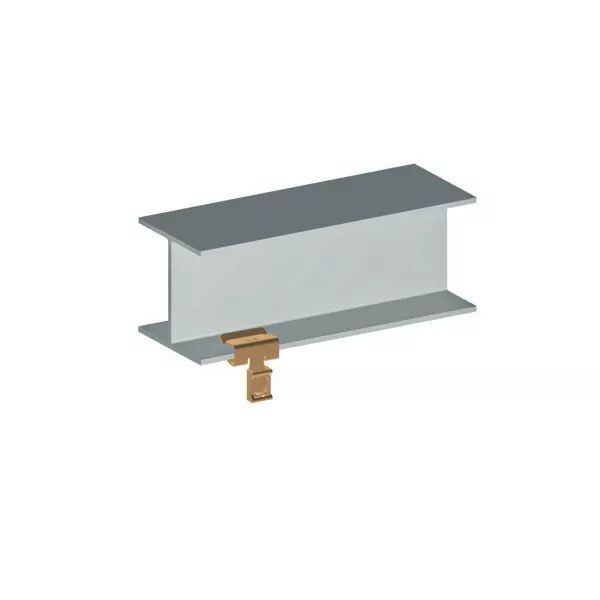 Attache bord de t�le, capacit� plat de 14-20 mm, pour colliers 7mm. 25 pi�ces. (861033)