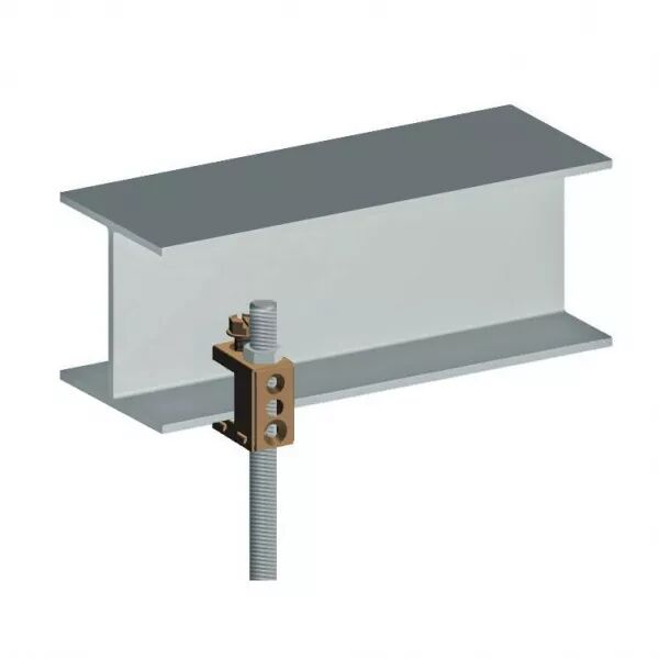 Attache bord de t�le, capacit� plat de 2-18 mm, tige filet� M6 � 10 mm. (861155)