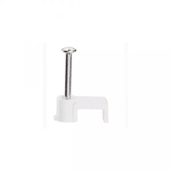 ATTACHE FIXFOR BLANCHE POUR C�BLE M�PLAT 2X0,75MM�