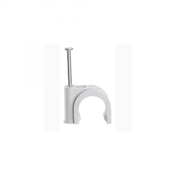 ATTACHE FIXFOR GRISE RAL7035 POUR C�BLE ROND �17MM