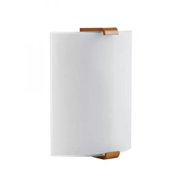 AURA - APPLIQUE MUR E27 60W MAX., VERRE OPALE, LPE NON INCL.