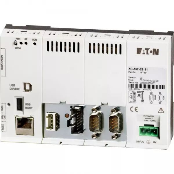 AUTOMATE COMPACT, 24V DC, ETHERNET, RS232, RS485, PROFIBUS-DP, SWDT