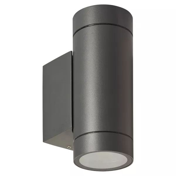 AXO GU10 - Appl. Mur Ext. IP54 IK05, haut/bas, GU10 35W max, lpe non incl. (3118)
