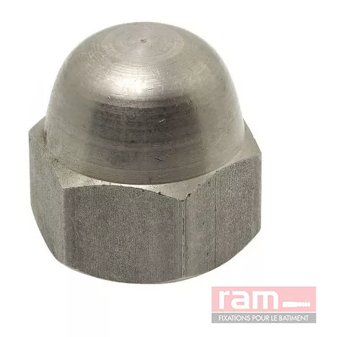 B 50 ECROUS BORGNES INOX D10 (93692)