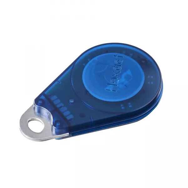 BADGE MAINS LIBRES BLEU, D�TECTION � 1 M, PROG. VIA HEXACTWEB, PILE INCLUSE