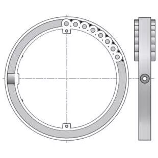 Bague d\'adaptation verrous - zf 80 x2 (1780116)