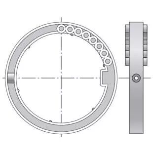 Bague d\'adaptation verrous -f5039 x2 (1780120)