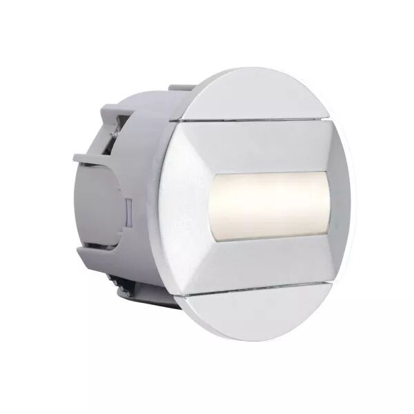 BALIZ - Encastr� Mur rond, fixe, gris, LED int�g. 1,2W 3000K 7lm (5244)