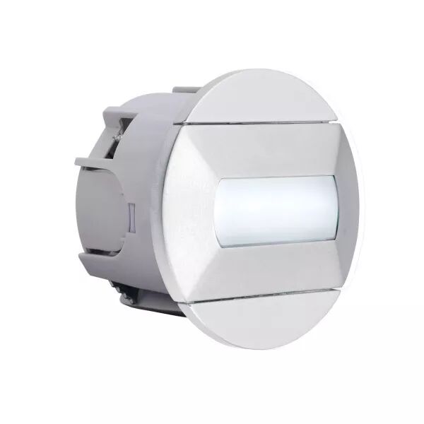 BALIZ - Encastr� Mur rond, fixe, gris, LED int�g. 1,2W 4200K 8lm (1714)