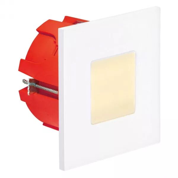 BALIZ 2 - Encastr� Mur carr�, fixe, blanc, LED int�g. 1,8W 2400K 30lm (50261)