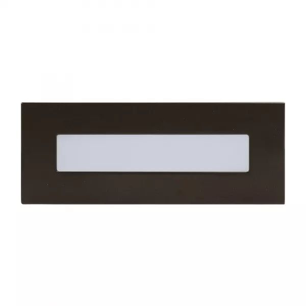BALIZ 3 - ENCASTR� MUR RECTANG., FIXE, NOIR, LED INT�G. 3,8W 4000K 120LM