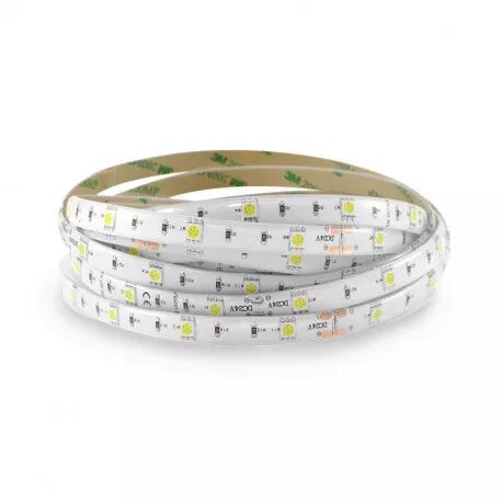 &BANDEAU BLC 6000K 5M 30LED ET 7,2W/M IP65 12V PU