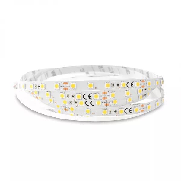 &BANDEAU BLC 6000K 5M 60LED 12,4W/M IP20 24V BOITE 5ANS
