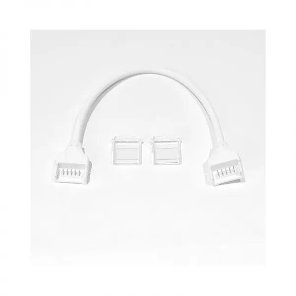 BANDEAU CONNECT DROIT D/F AVEC CABLE PR BANDEAU RGB+W IP67 14MM
