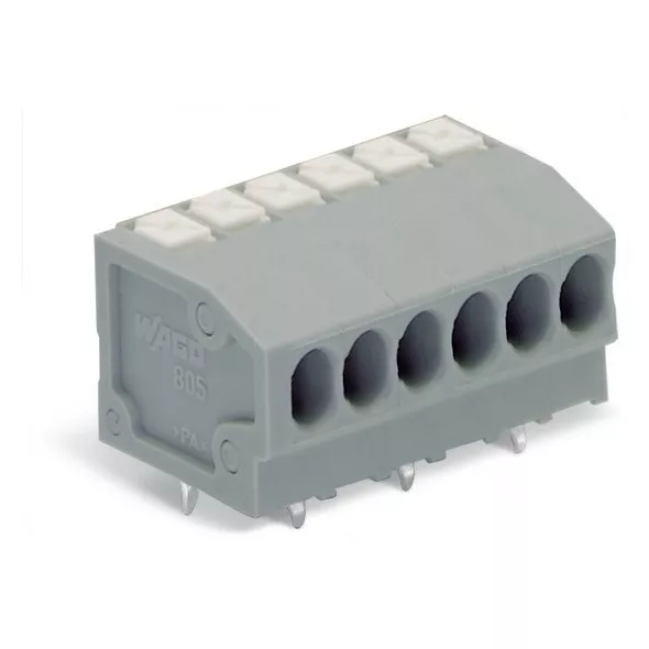 Barr borne CI 3,5mm 2-p/decale/gris805-302