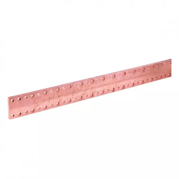 Barre Cu perfor�e M10 80X10 longueur 1750 (UC966E)