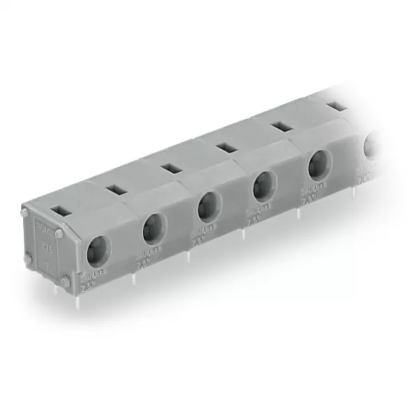 Barrette � bornes CI 1C sans poussoir 2 p�les pas 10-10,16 mm (235-802)