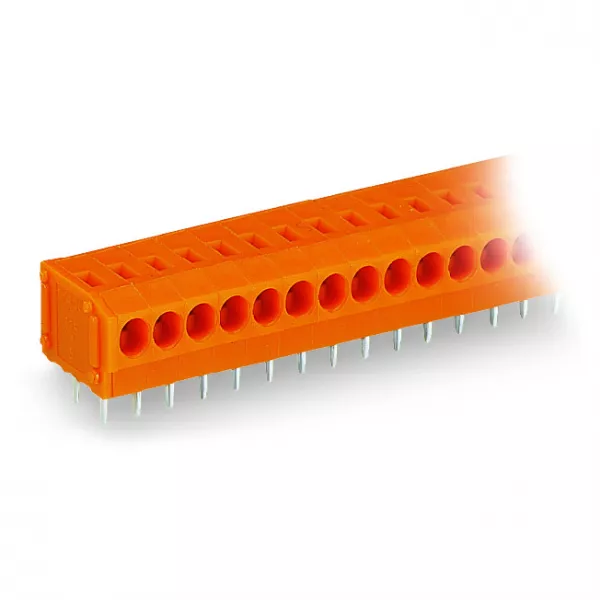 Barrette � bornes CI 1C sans poussoir 2 p�les pas 3,81 mm (235-102/330-000)