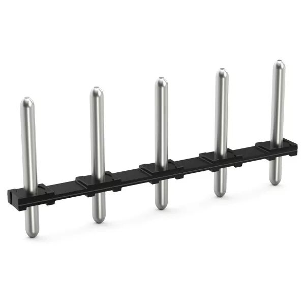 Barrette de broches � souder 1.4 mm � solder pin Droit, noir (2092-3702/200-000)