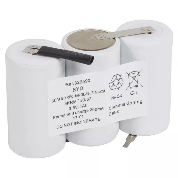 Batterie 3,6V 4A pour �clairage de s�curit� (186003)