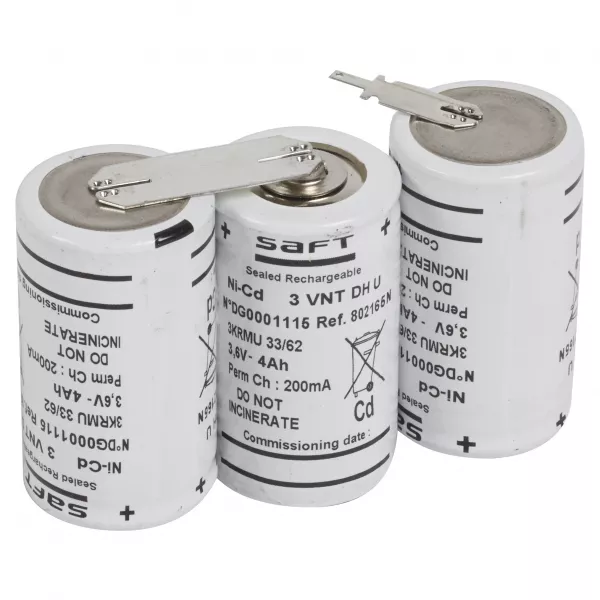 Batterie Ni-Cd 3 �l�ments de type VTD 3,7Ah (957893)