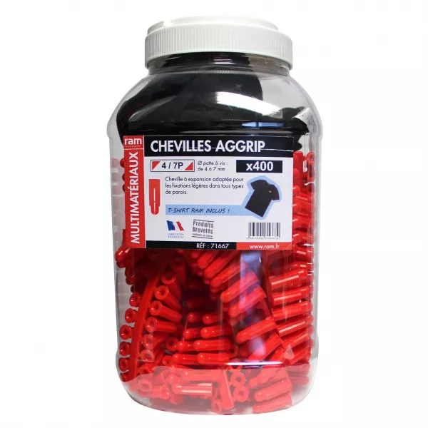 BIDON 400 CHEV AGGRIP 4/7P + TS (71667T)