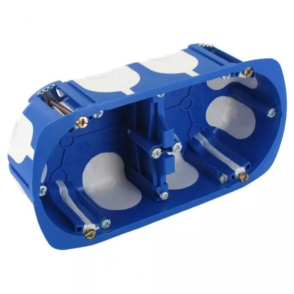 BLM - Bo�te d\'encastrement No Air 2 Postes Entraxe 71 Diam�tre 67 mm Profondeur 40 (682710)