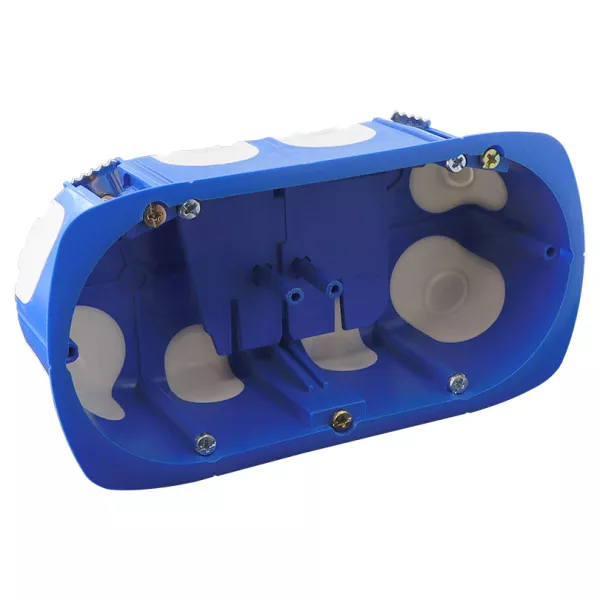BLM - Bo�te d\'encastrement No Air 2 Postes Entraxe 71 Diam�tre 67 mm Profondeur 50 (682715)