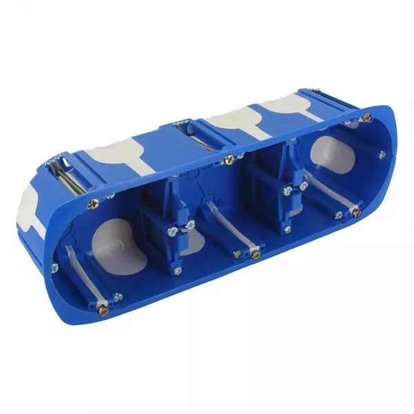 BLM - Bo�te d\'encastrement No Air 3 Postes Entraxe 71 Diam�tre 67 mm Profondeur 50 (683715)