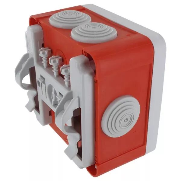 BLM - Boite OPTIBOX ROUGE 100x100x52 1/4T+ Patte 960� (555423)