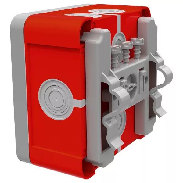 BLM - Boite OPTIBOX ROUGE memb 960�100x100x55 1/4T+Patte (555413)