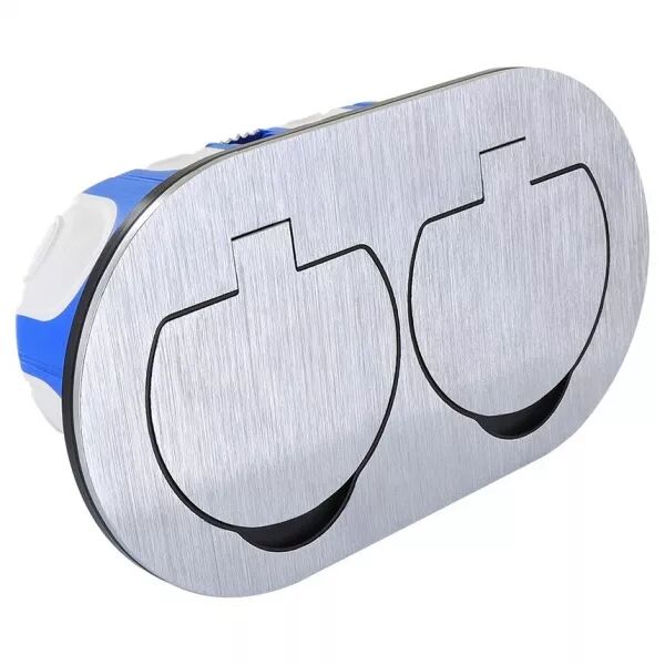 BLM - Prise �tanche IP55 double poste ovale 2P+T (852165)