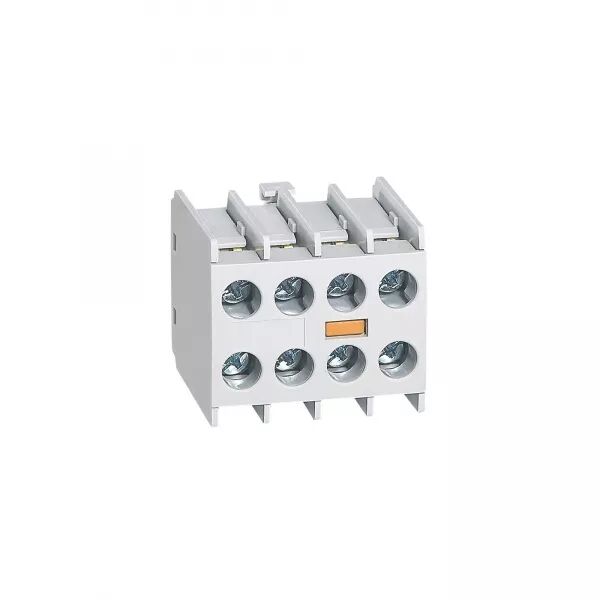 BLOC DE CONTACTS AUXILIAIRES ADAPTABLES POUR MINI-CONTACTEURS-FRONTAL-1 NO +3 NF