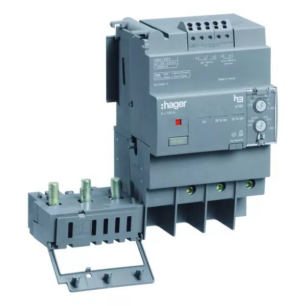 Bloc diff�rentiel �lectronique x160 3P 125A Idn r�glable & d�clenchem tempo fixe (HBA125H)