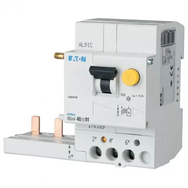Bloc diff�rentiel FBSMV pour FAZ, 3P, 63A, type S/A, 100mA (170163)