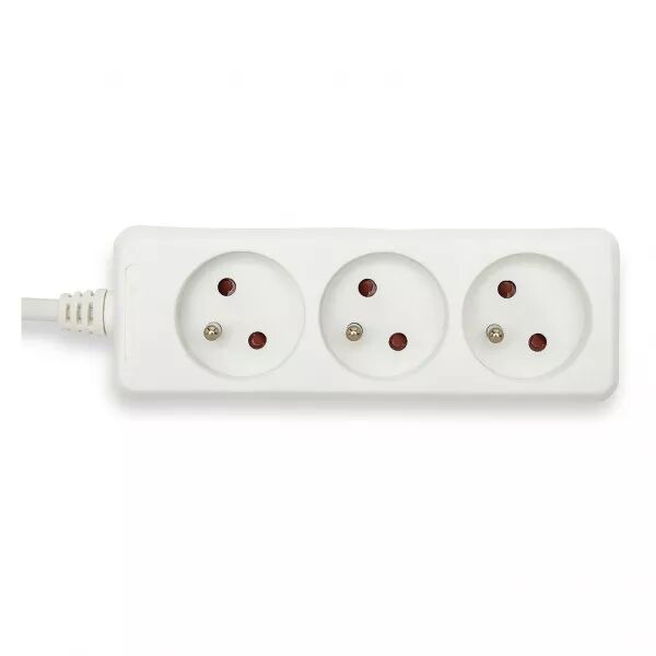 Bloc multiprise 3x16A, 1m H05VV-F3G1.0MM2, CE & NF