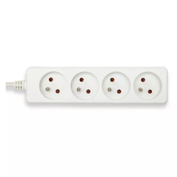 Bloc multiprise 4x16A, 1m H05VV-F3G1.0MM2, CE & NF
